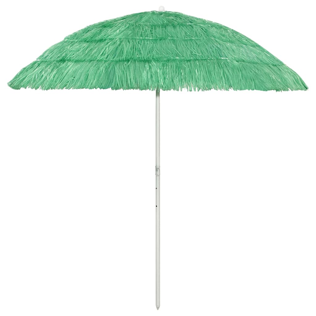 vidaXL Plážový slunečník zelený 240 cm