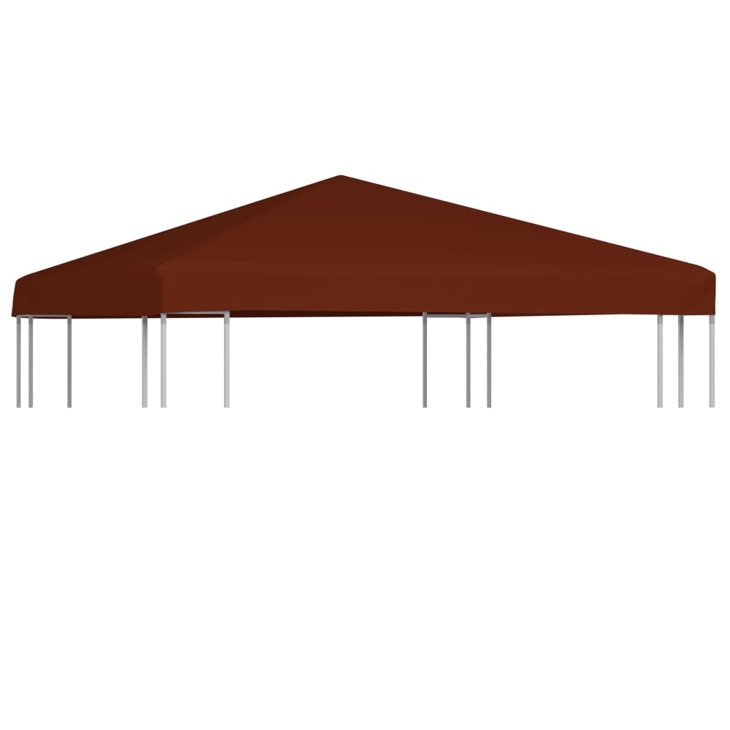 vidaXL Střecha na altán 310 g/m² 3 x 3 m terakotová
