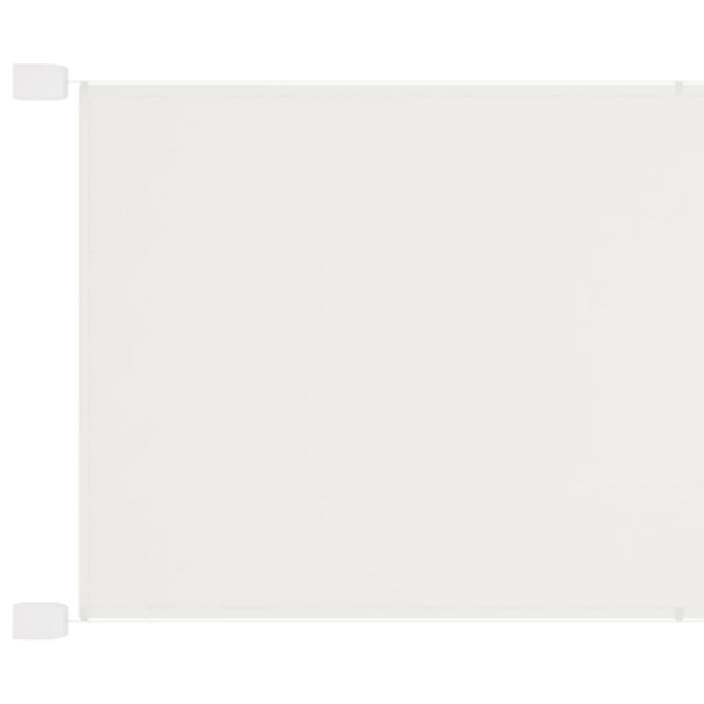 vidaXL Vertikální markýza bílá 250 x 270 cm oxfordská látka