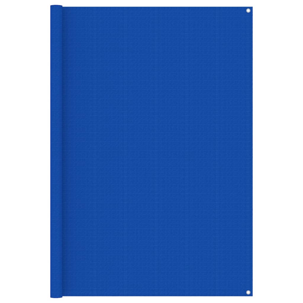 vidaXL Koberec do stanu 200 x 200 cm modrý HDPE